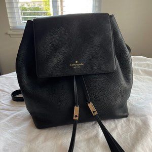 Kate Spade Wilder Grey Street Backpack Black